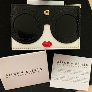 NWT: Alice + Olivia Ester Leather Wallet